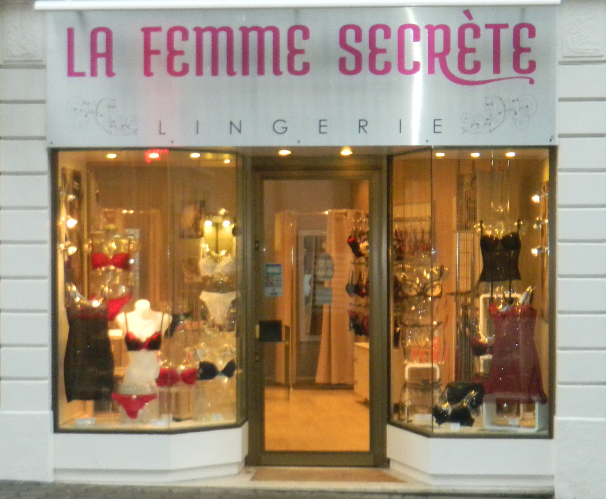 magasin de lingerie fine