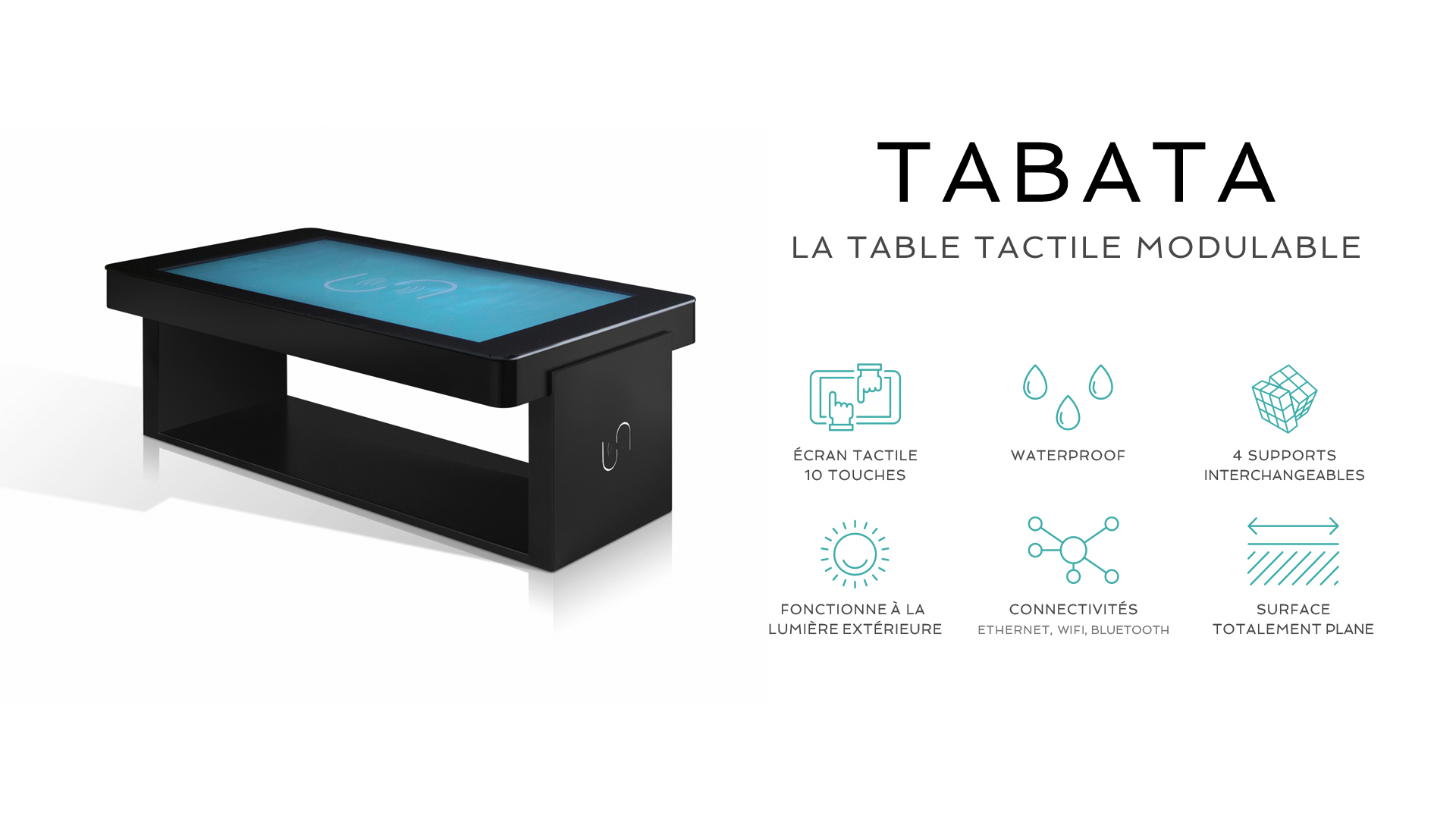 Table basse tactile Tabata