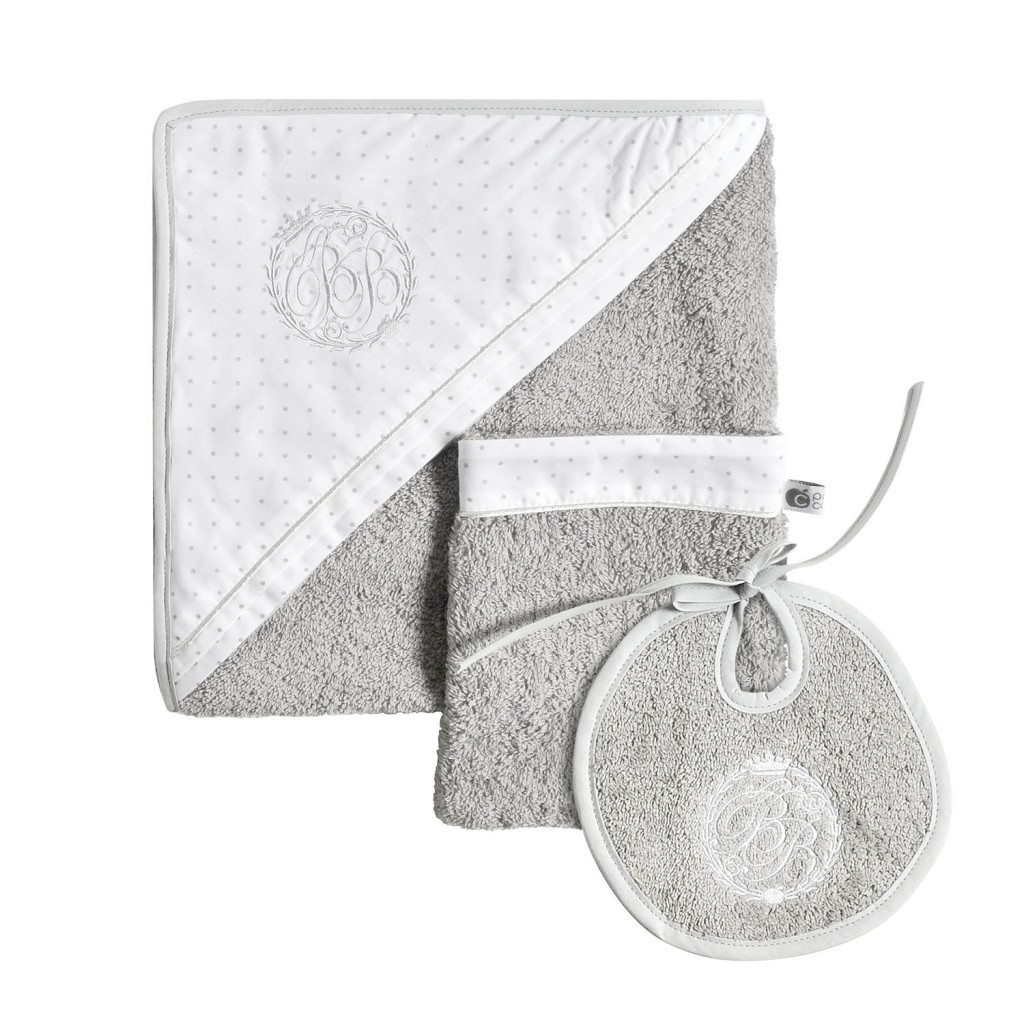 sortie de bain perle & pois