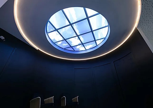 Plafond ciel circulaire chez ARTEA (cabinet d'architecte) à Montpellier