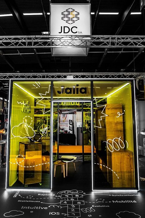 Pour le groupe JDC, création du stand de la JALIA BOX au salon SIRHA de Lyon