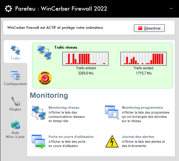 Parefeu WinCerber Firewall 2022