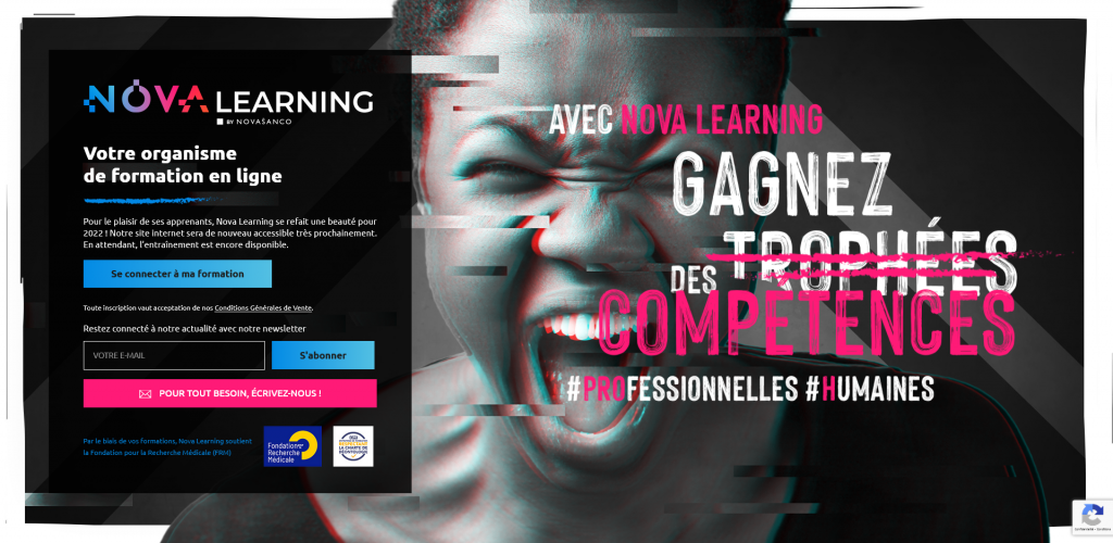 Page accueil NovaLearning