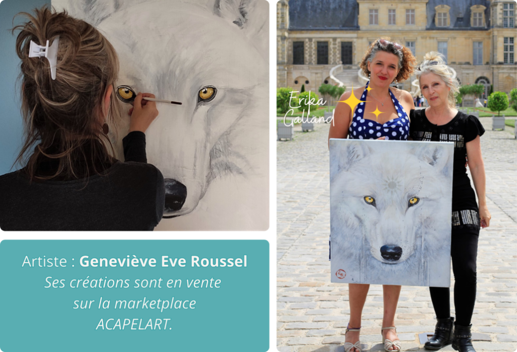 Geneviève Eve Roussel ses créations sont sur la marketplace Acapelart (1)