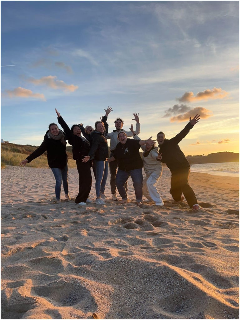 L’équipe Odysway lors de son séminaire annuel en Bretagne