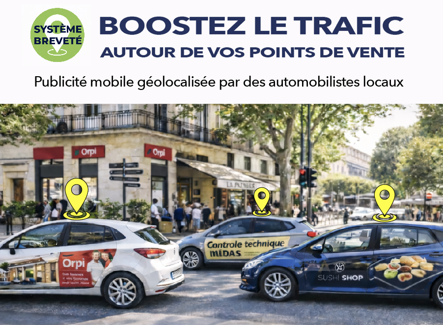 boostez le trafic autour de votre point de vente
