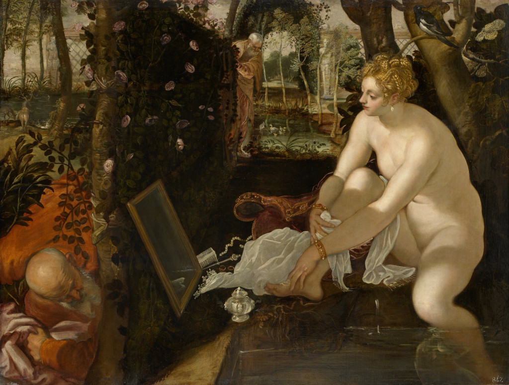 Tintoret-Susanne-et-les-vieillards-vers-1555-1556-huile-sur-toile-146-cm-1936-cmVienne-Kunsthistorisches-Museum-Gemaldegaleri