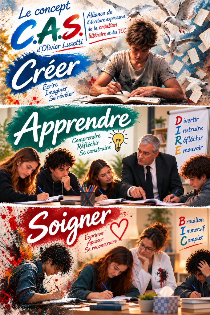 Créer, apprendre, se soigner par l’écriture
